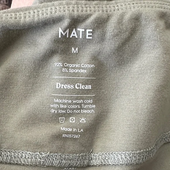 MATE the Label Sage Green Bike Shorts - Picture 3 of 3